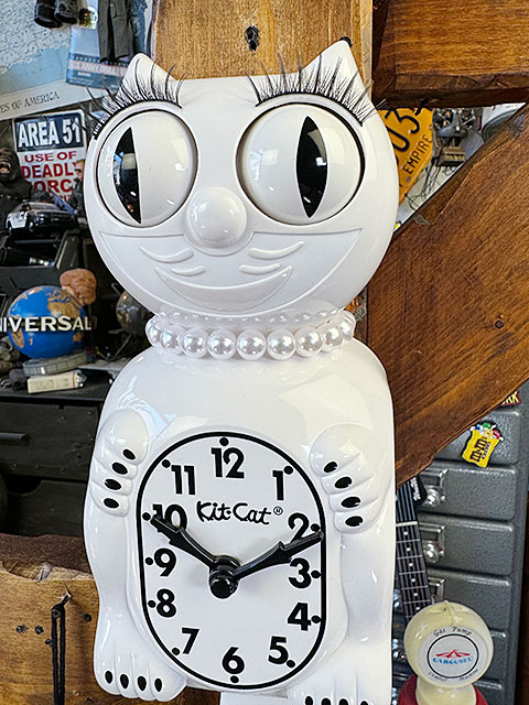 楽天市場】キット キャット クロック （ホワイトレディ） MADE IN