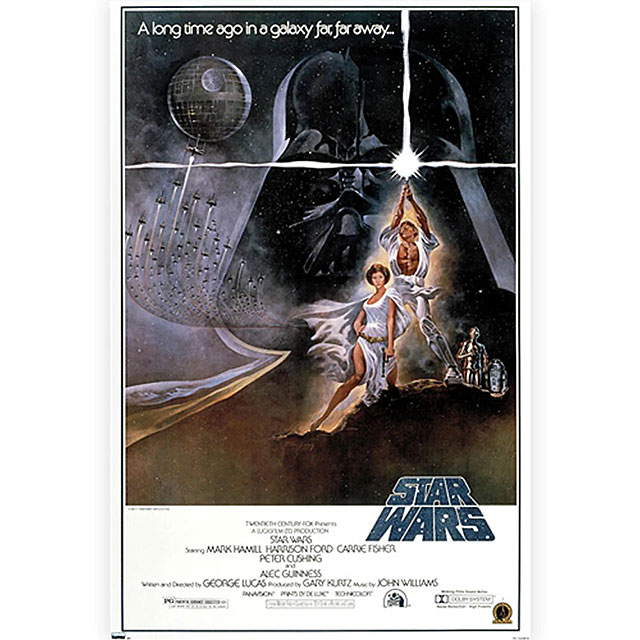 N-6221] 1978年公開当時の スター・ウォーズ(1977年) 映画チラシ 2点セット