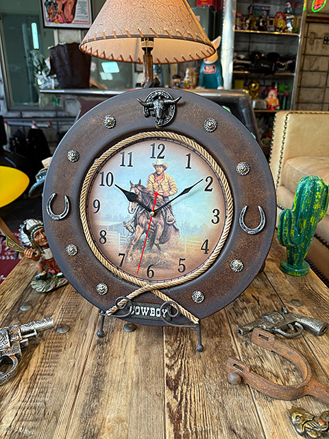 楽天市場】ウエスタンライダークロック （イーゼル付き） アメリカン