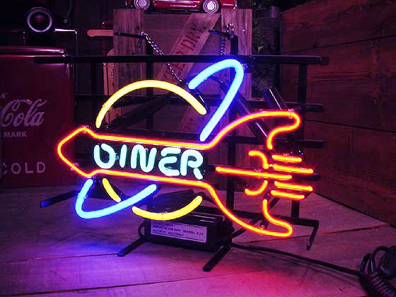 楽天市場】【即納】【在庫あり】ダイナー ネオン管 アメリカン雑貨