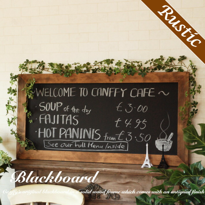 楽天市場】ブラックボード 黒板 壁掛け アンティーク おしゃれ 北欧 木