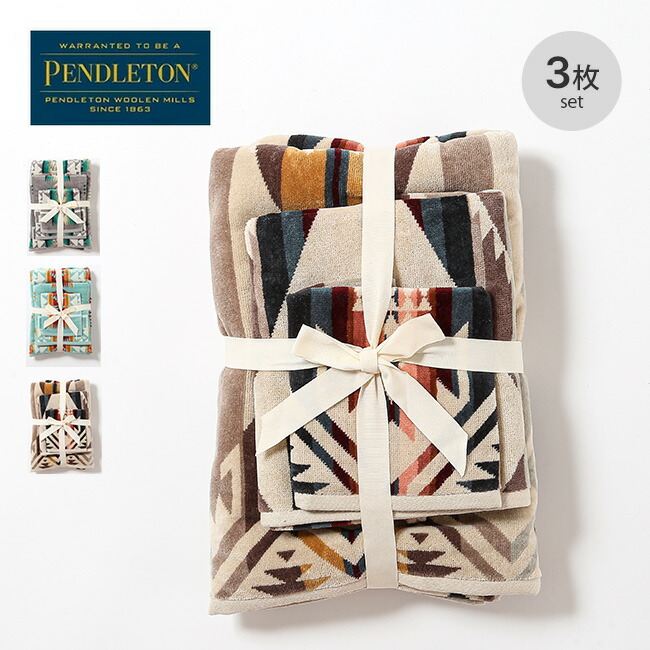 楽天市場】【ラスト1点】ペンドルトン 3Pタオルセット PENDLETON