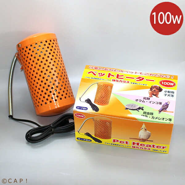 楽天市場】アサヒ ペットヒーター 100W : CAP！