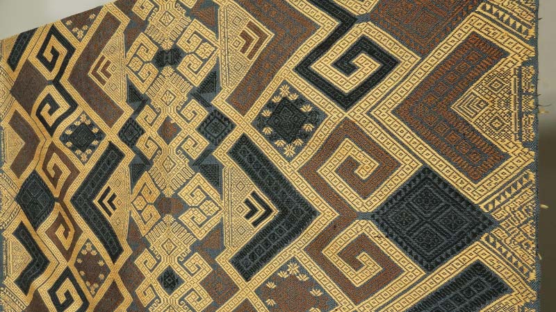 楽天市場】ラオス 浮き織 手織り 絹織物 幅広 シルク スレンダー