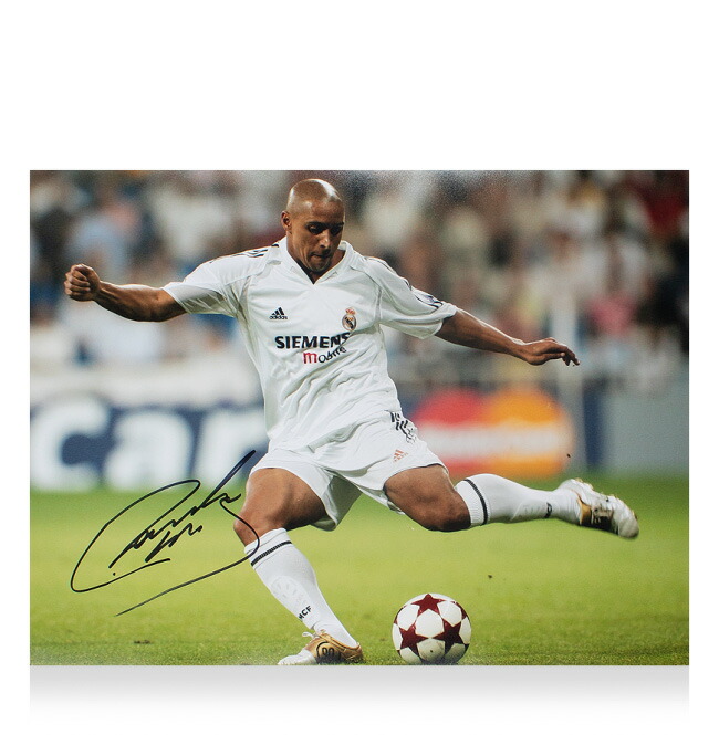 楽天市場】ロベルト・カルロス 直筆サインフォト レアルマドリード