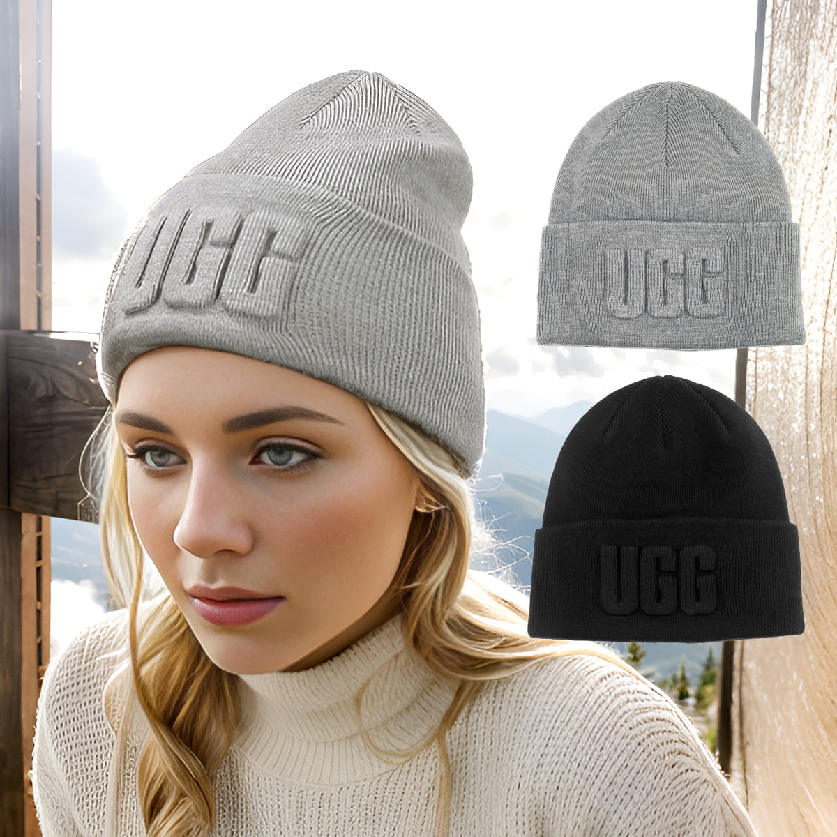 楽天市場】アグ ニット帽 UGG 帽子 ニット帽 誕生日プレゼント 女友達