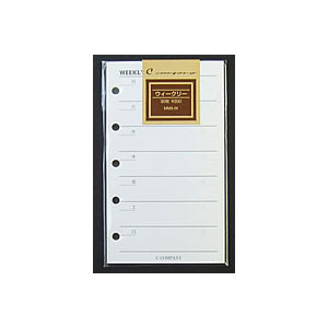 楽天市場】システム手帳 リフィル M5（マイクロ5）ウィークリー（日付