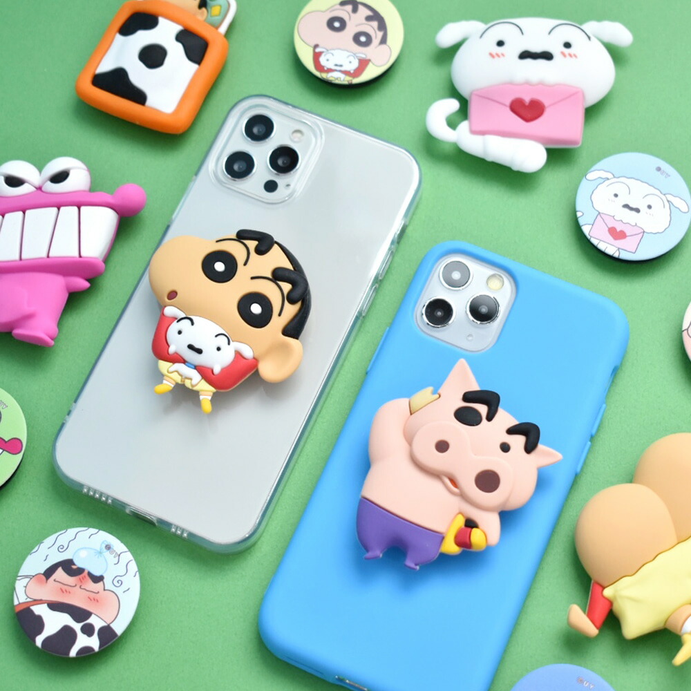 楽天市場】【並行輸入品】クレヨンしんちゃん スマホグリップ_Plus
