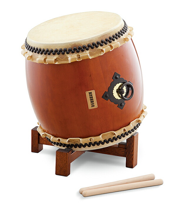和太鼓 平太鼓 平胴太鼓 鳥居台付き 約38cm 和楽器 大平胴太鼓 大平