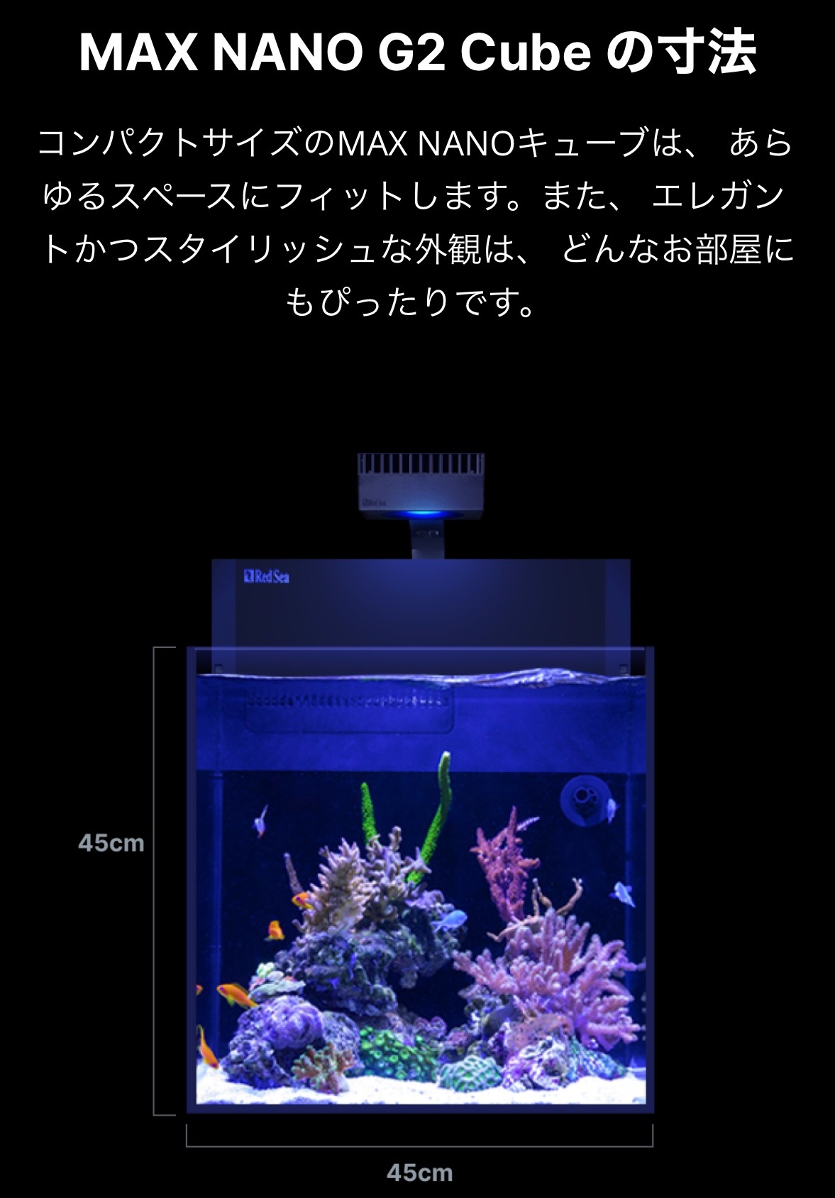 引取限定 REDSEA MAX NANO レッドシーマックスナノ45 【公式通販】