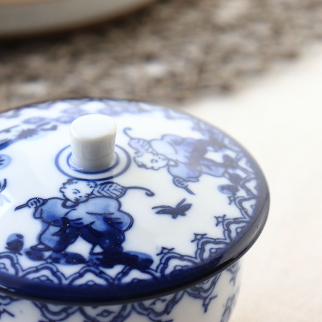 楽天市場】有田焼 蓋付き湯呑み 唐子 日本製 美濃焼 日本製 瀬戸焼 和