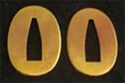 楽天市場】メッキ切羽（金・銀）【居合道・居合刀用品】 : 東山堂 楽天