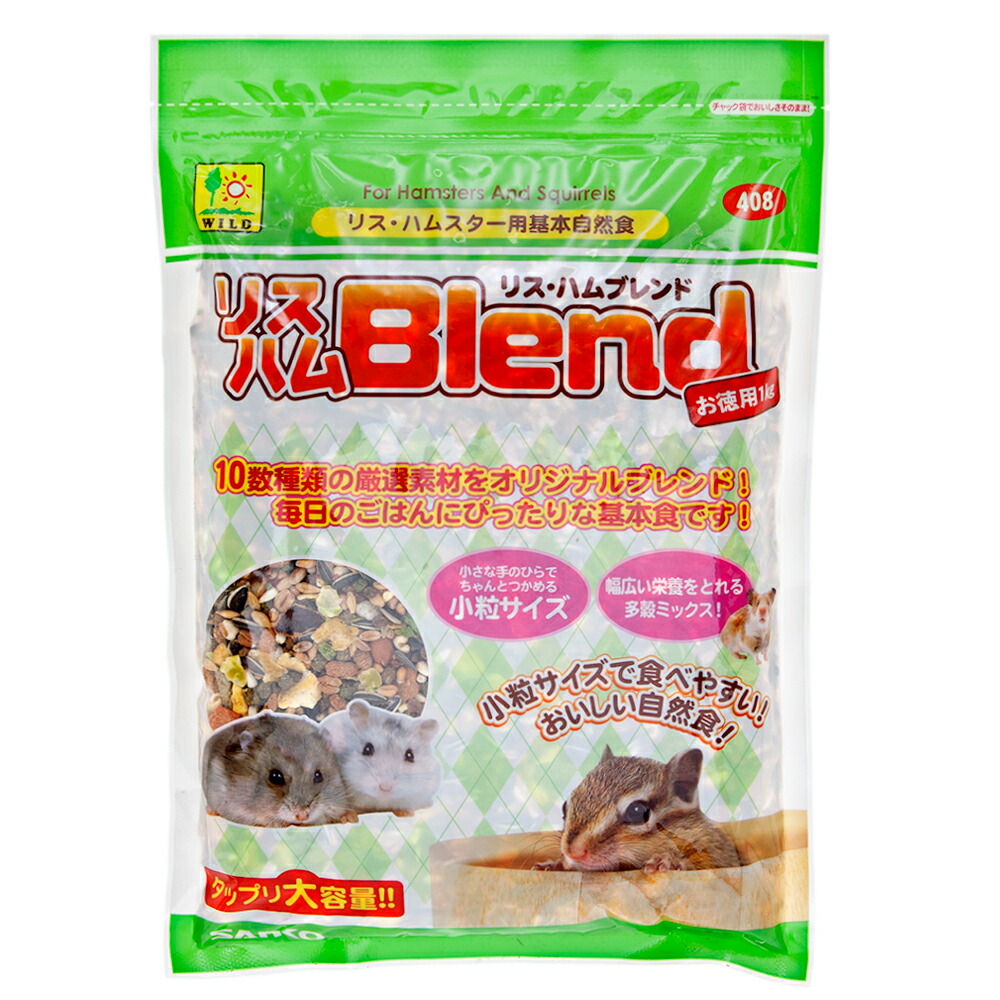 楽天市場】三晃商会 リス・ハムブレンド お徳用 1kg 主食