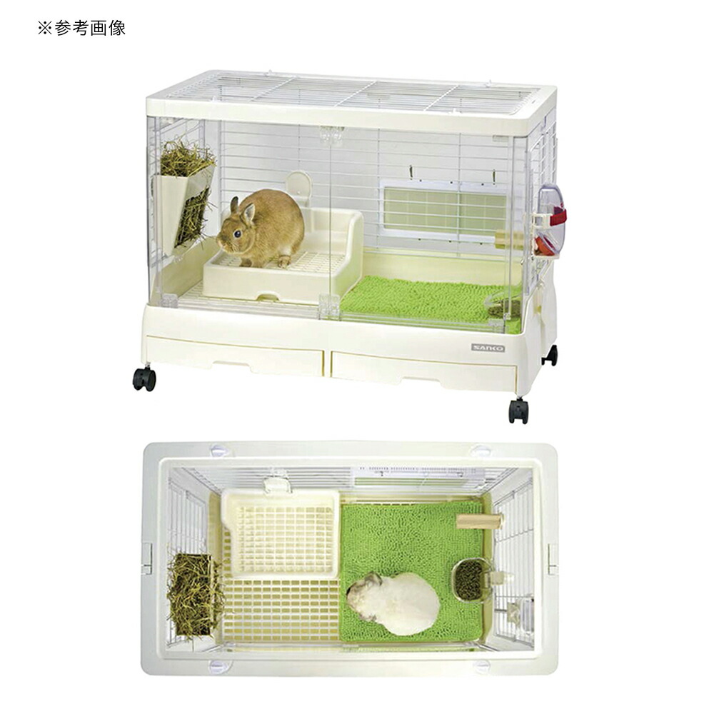 楽天市場】うさぎケージ 三晃商会 イージーホーム シャイニー 80WH