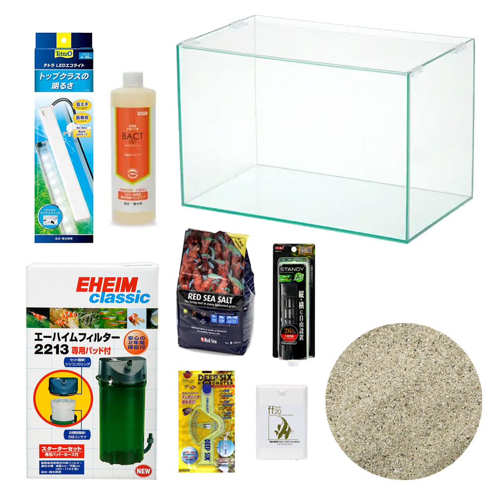 楽天市場】海水魚 飼育スタート水槽セット アクロ45 水槽・用品のみ