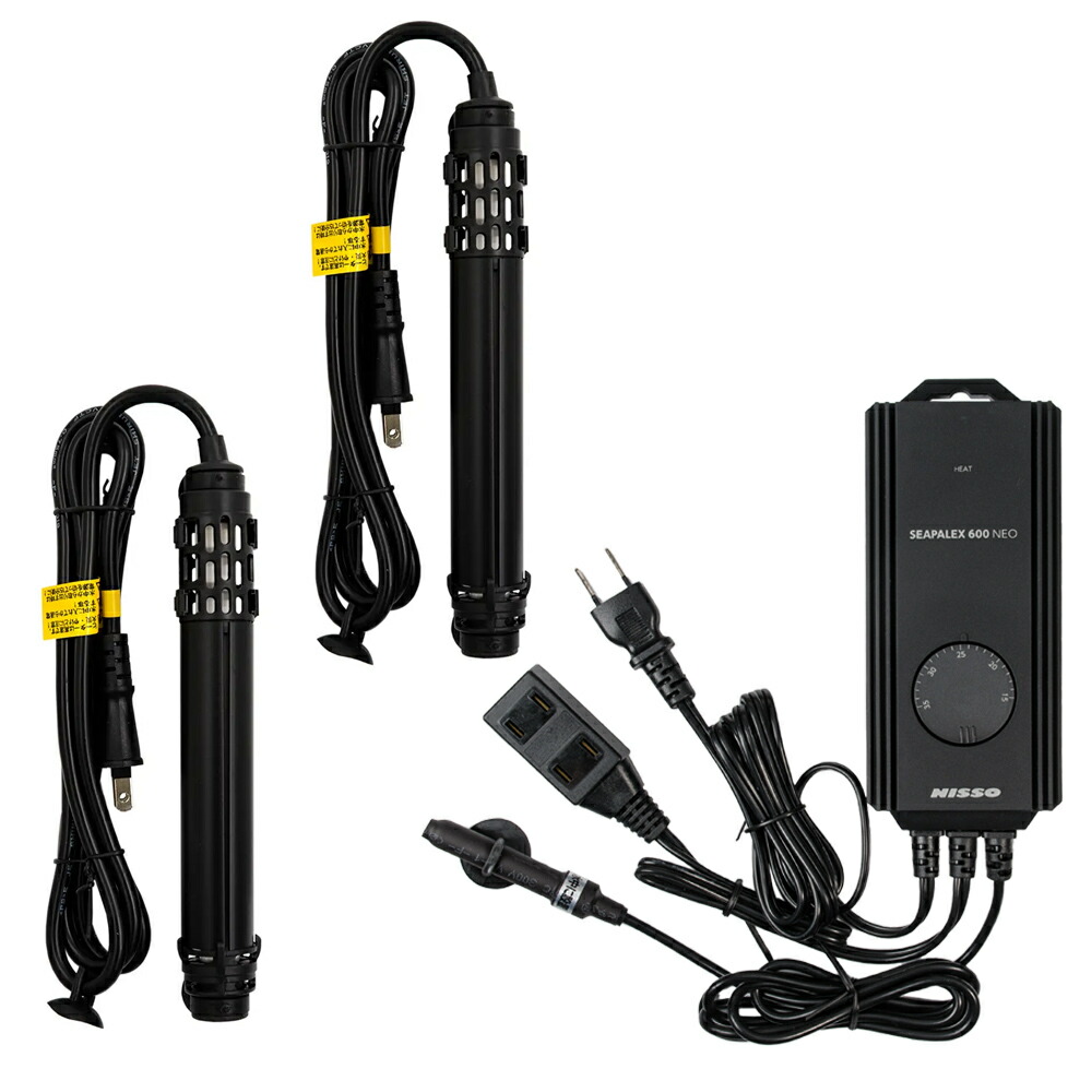 ヒーター&サーモ ニッソー シーパレックス600 エヴァリス500W ニッソー