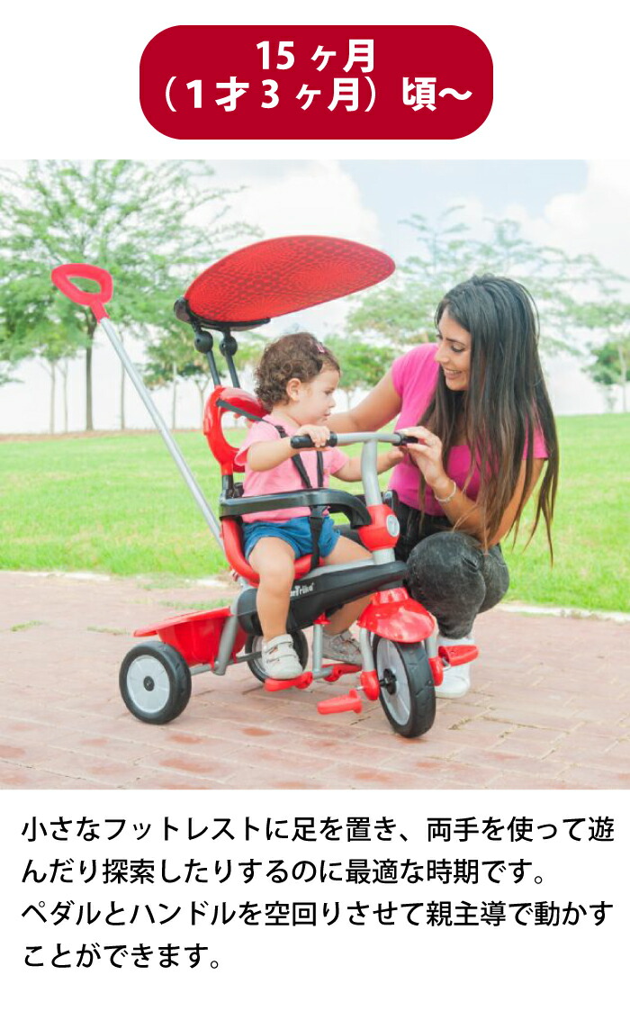 楽天市場】三輪車 手押し 1歳 2歳 3歳 1才 2才 3才 誕生日プレゼント