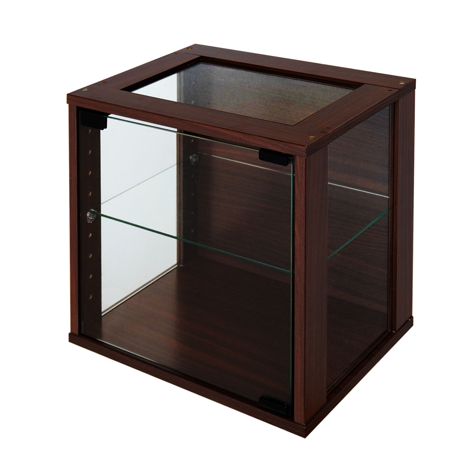 楽天市場】地球家具 コレクション キューブボックス ガラス扉 側面・天