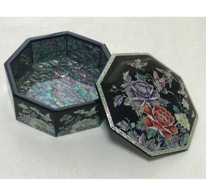 楽天市場】韓国 韓国螺鈿 螺鈿漆器 螺鈿 高級 螺鈿 細工 宝石箱 花 蝶