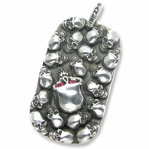 ネックレス・ペンダント Stanley Guess Dog Tag Multi Shell Large