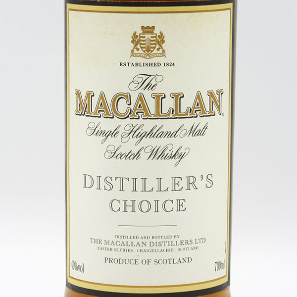 楽天市場】【レトロ】マッカラン ディスティラーズチョイス 40度 700ml