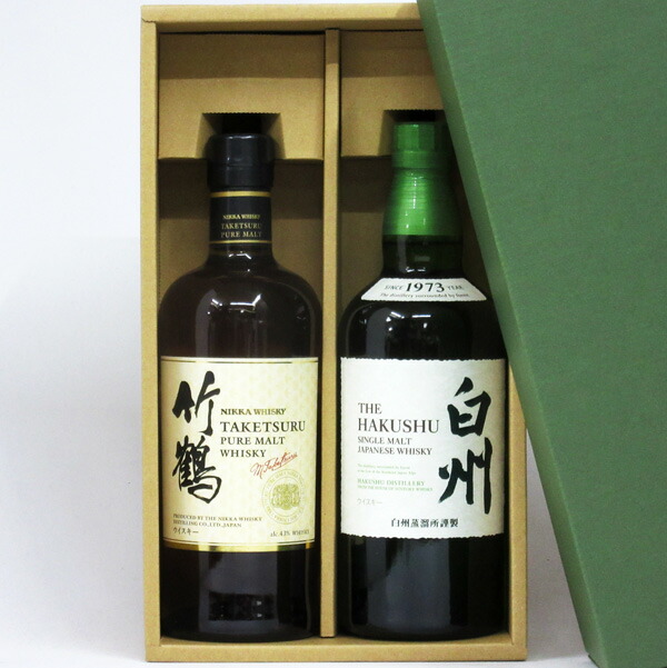Nikka Whisky 竹鶴・白州 セット 700ml 楽天市場】白州 竹鶴 セットの通販