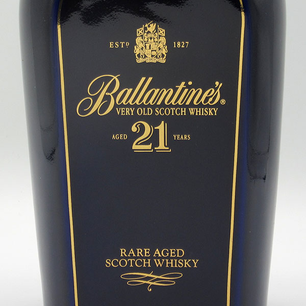 楽天市場】【レトロ】バランタイン21年 青陶器ボトル 43度 700ml 並行