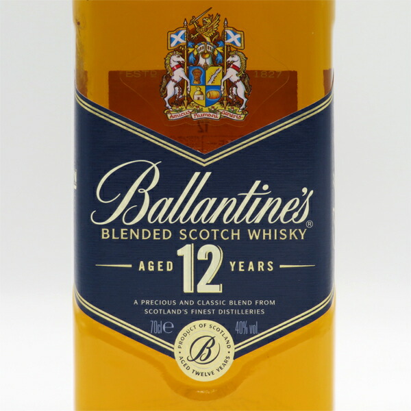 楽天市場】バランタイン12年 40度 700ml 正規品 （箱なし） : 中央酒販