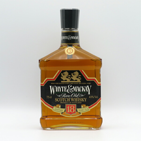 楽天市場】【レトロ】ホワイト&マッカイ18年 角瓶 43度 750ml 正規品