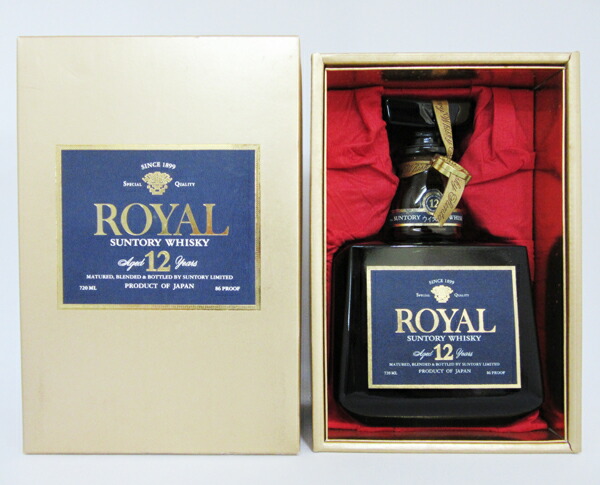 楽天市場】【レトロ】サントリーウイスキー ローヤル12年 ブルーラベル
