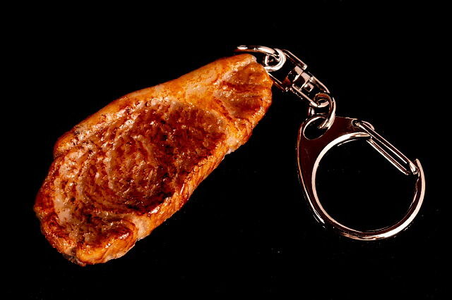 楽天市場】キーホルダー ステーキ 食品サンプル グッズ ハンドメイド