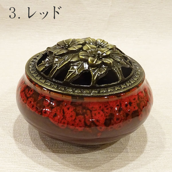 楽天市場】アンティーク風 香炉 ( 蓋付き 香皿 インテリア 癒し