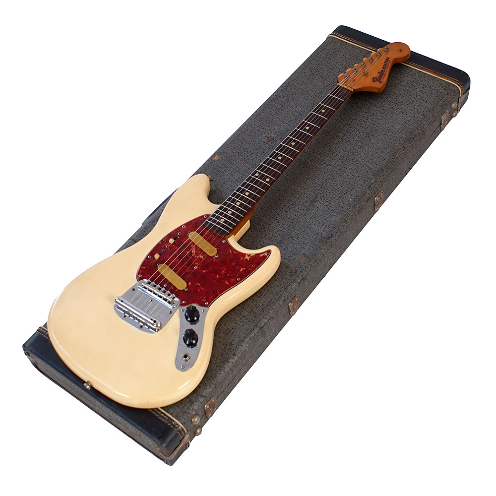 フェンダー ムスタング エレキギター ピックアップ換装 ギグバック付