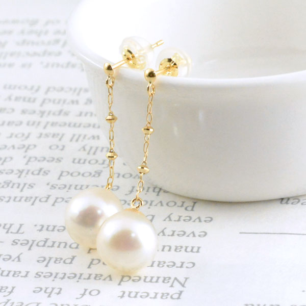 楽天市場】【10％OFFクーポン配布中】 18金 ピアス パール K18 18K