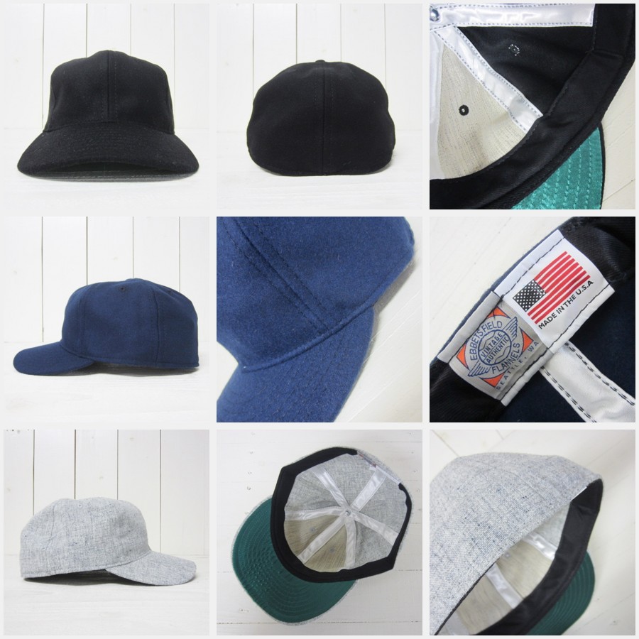 楽天市場】[当店別注] ebbets field flannels [ball cap][solid][3c