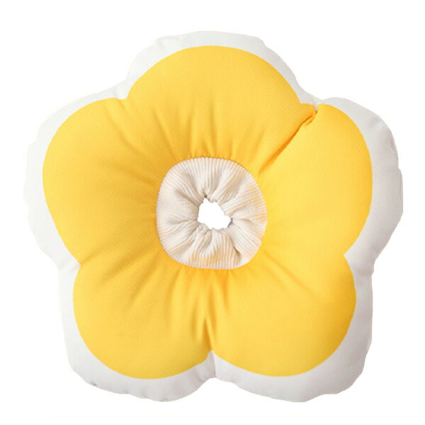 楽天市場】エリザベスカラー パープル ピンク イエローお花 紫 黄色 XS