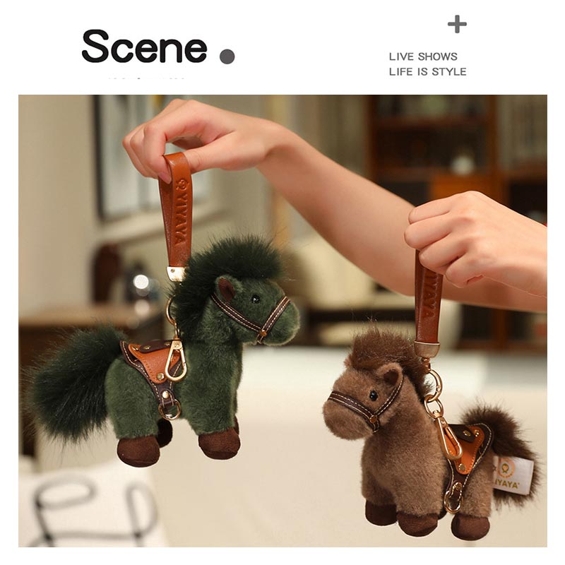 楽天市場】馬 ぬいぐるみ バッグチャーム リアル うま 動物