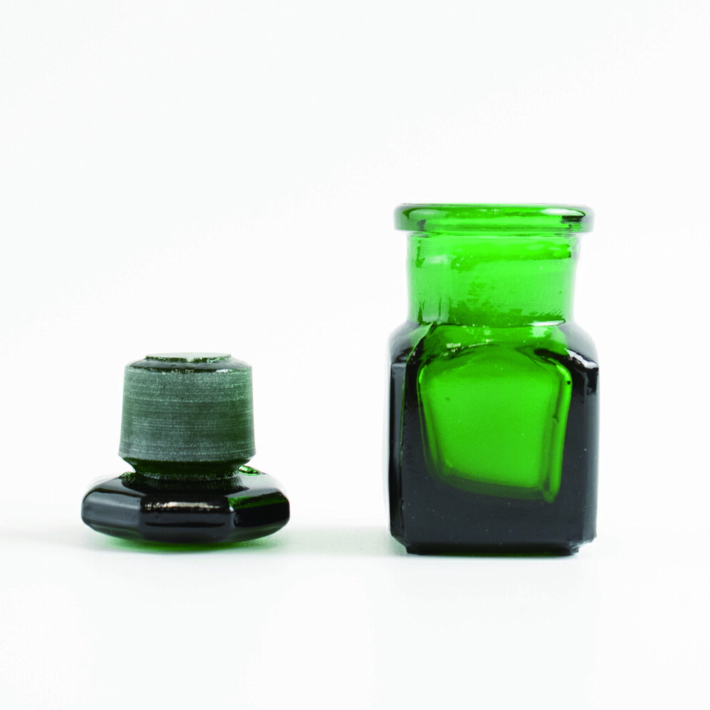 楽天市場】堀内製作所 歯科用ガラス リーグラス レトロ薬瓶 グリーン