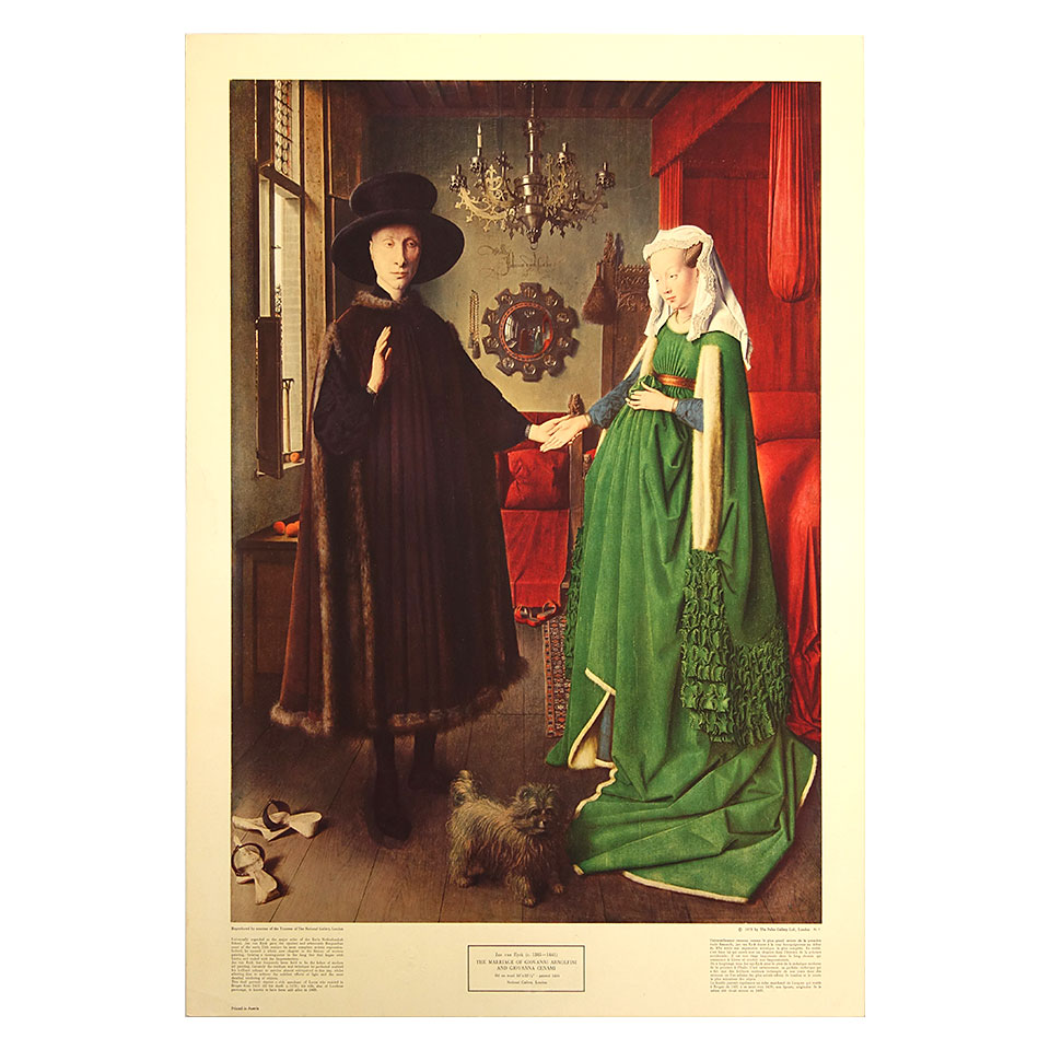 楽天市場】版画 ヤン・ファン・エイク「アルノルフィーニ夫妻像