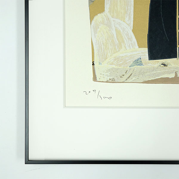 楽天市場】版画 日比野克彦 UNA PRESENZA シルクスクリーン 額付き