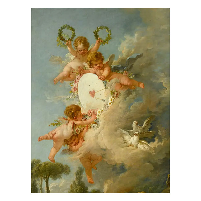 アモルの標的】ルーヴル美術館展 複製画 アモルの標的】ルーヴル美術館