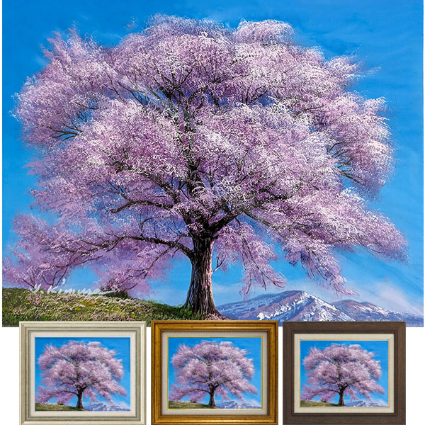 油彩画 「 さくらとこぼれ陽 」 原画 F6号 油彩画 「 さくらとこぼれ陽