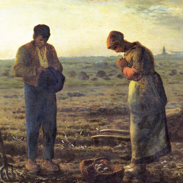 楽天市場】ミレー 「晩鐘」 F8号（額外寸61x49.5cm） 高精彩工芸画＋手