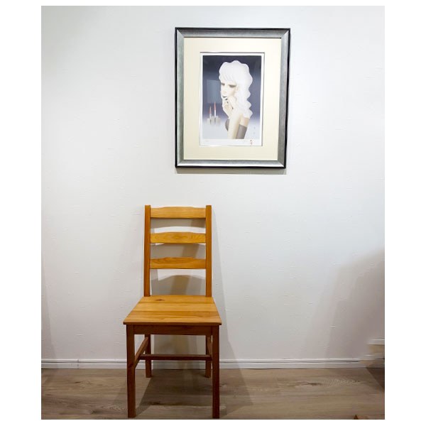 楽天市場】版画 東郷青児 「想い出」 シルクスクリーン 額付き 限定300