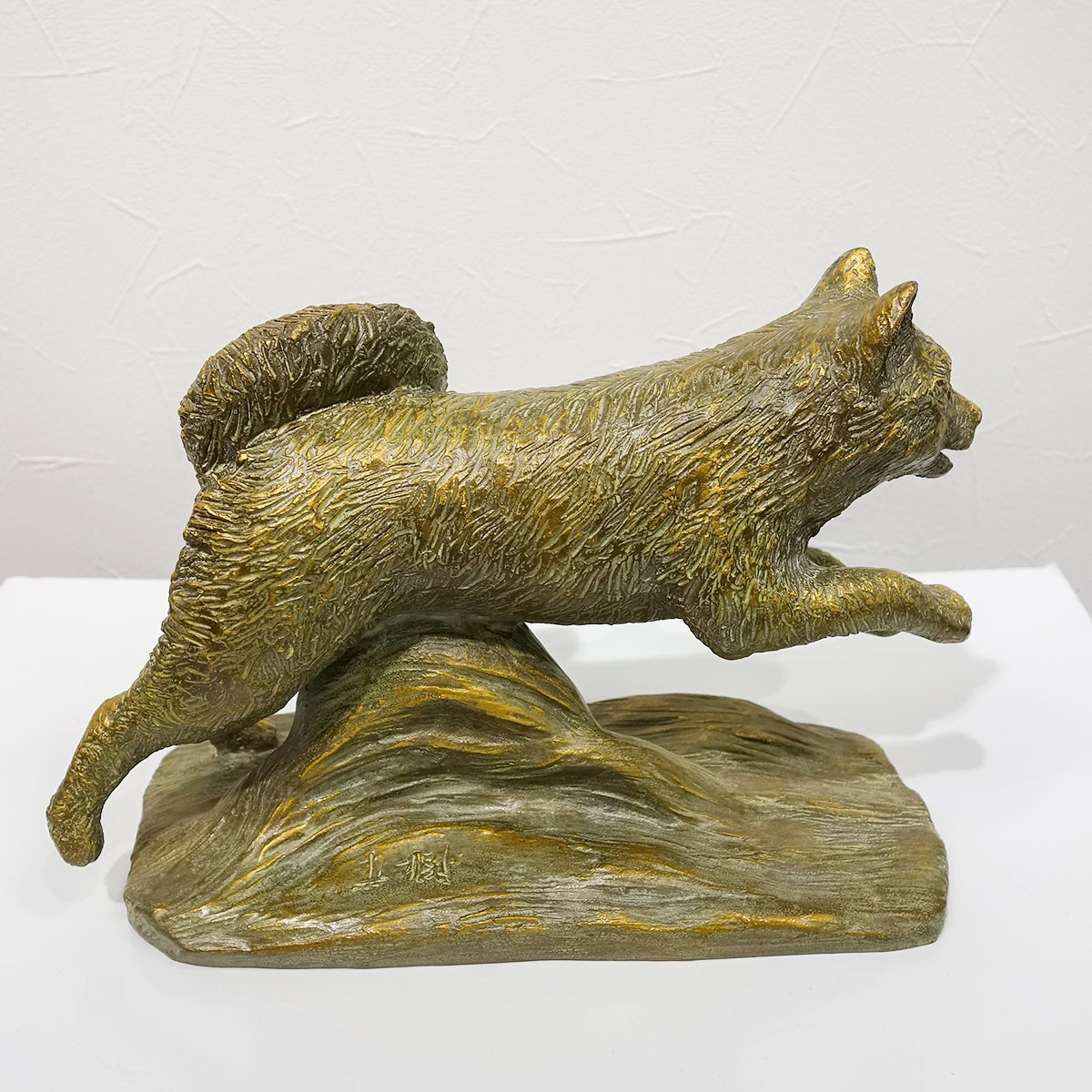 楽天市場】彫刻 富永直樹 「春風に駆ける」 犬の彫刻 ブロンズ像 銅像