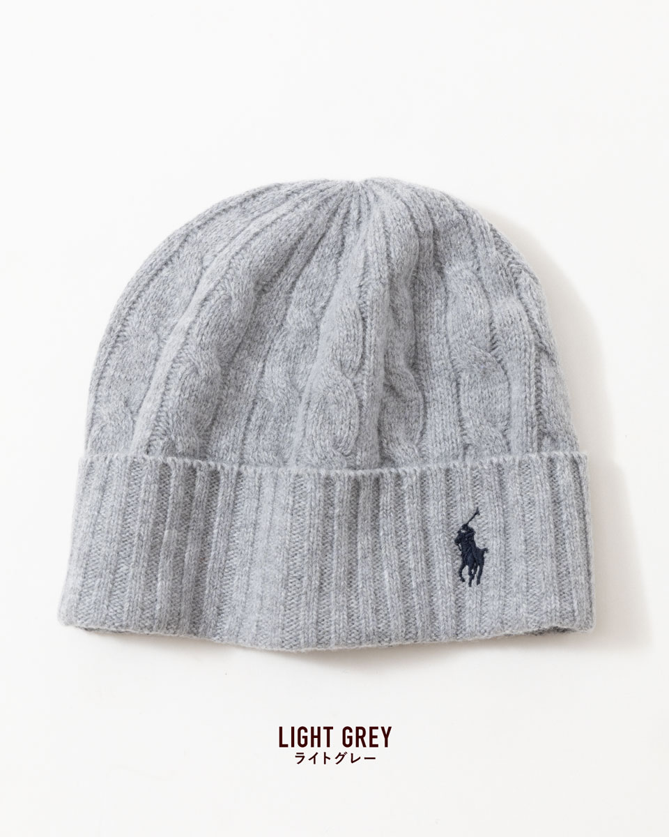 楽天市場】ポロ ラルフローレン ビーニー ケーブル編み ニット