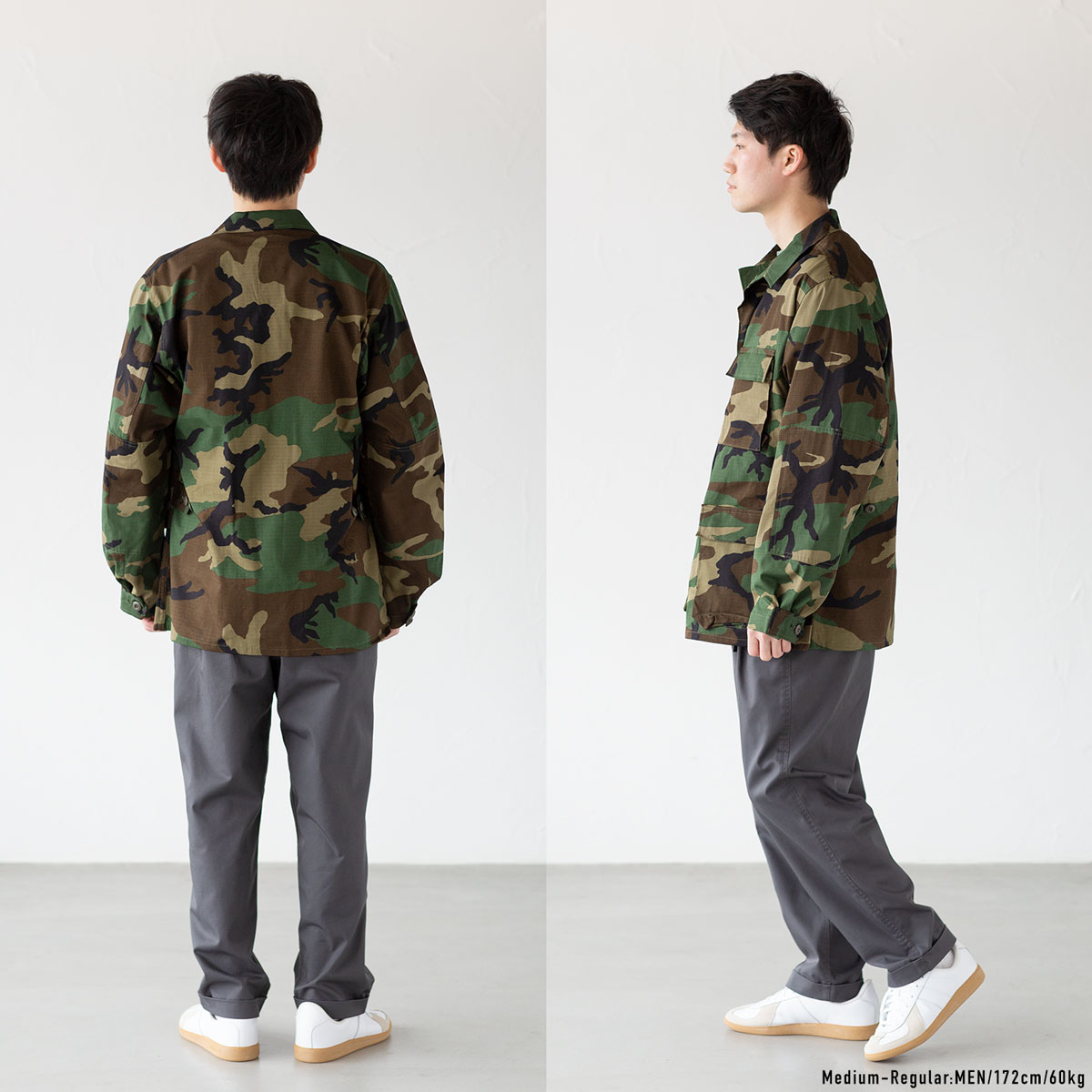 楽天市場】アメリカ軍 デットストック BDUジャケット 迷彩 ウッド