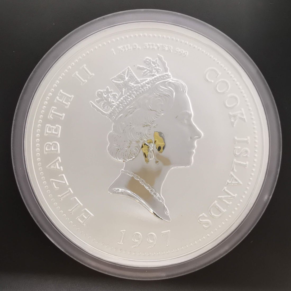 楽天市場】英領クック諸島 30ドル銀貨 1997年 1キロ 銀貨 ダイアナ妃