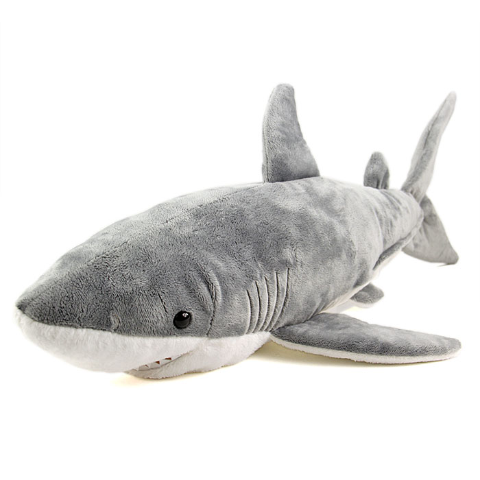 楽天市場】サメ ぬいぐるみ ホホジロザメ Lサイズ | 水族館 海の生物