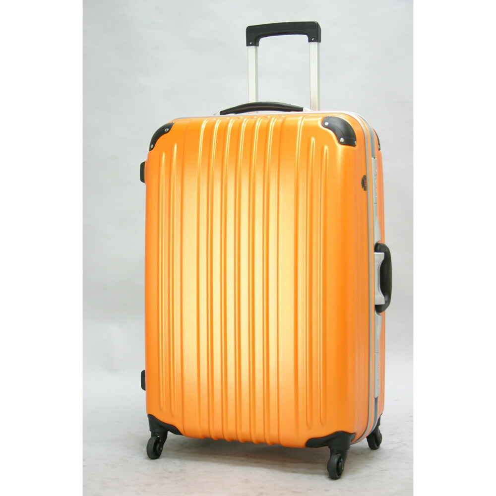 楽天市場】ハードキャリー オレンジ TSAロック 4輪キャスター キャリー